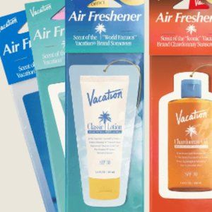 Anthropologie Vacation Classic Car Freshner and Perfume Sample